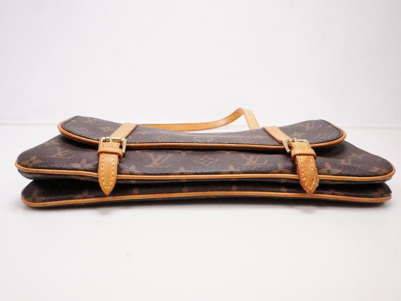 Authentic Pre-owned Louis Vuitton LV Monogram Marelle Compartment Shoulder Bag M51157 142822  
