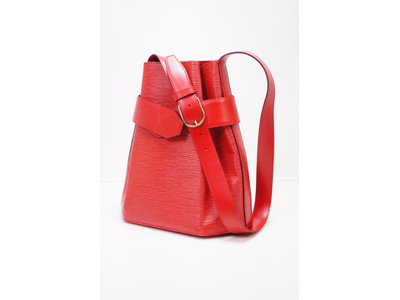 Authentic Pre-owned Louis Vuitton Epi Rouge Castillan Red Sac D'epaule Shoulder Bag M80207 230003  