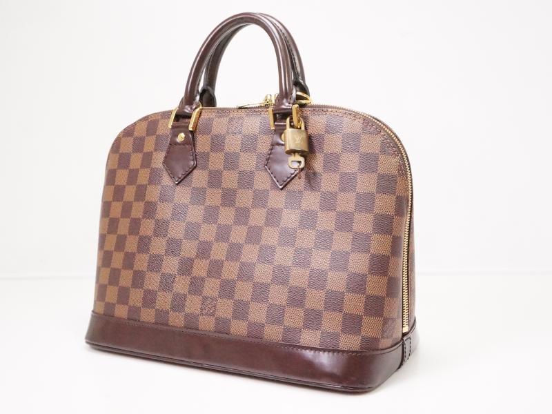 Authentic Pre-owned Louis Vuitton Lv Damier Ebene Alma Hand Tote Bag Purse N51131 132261