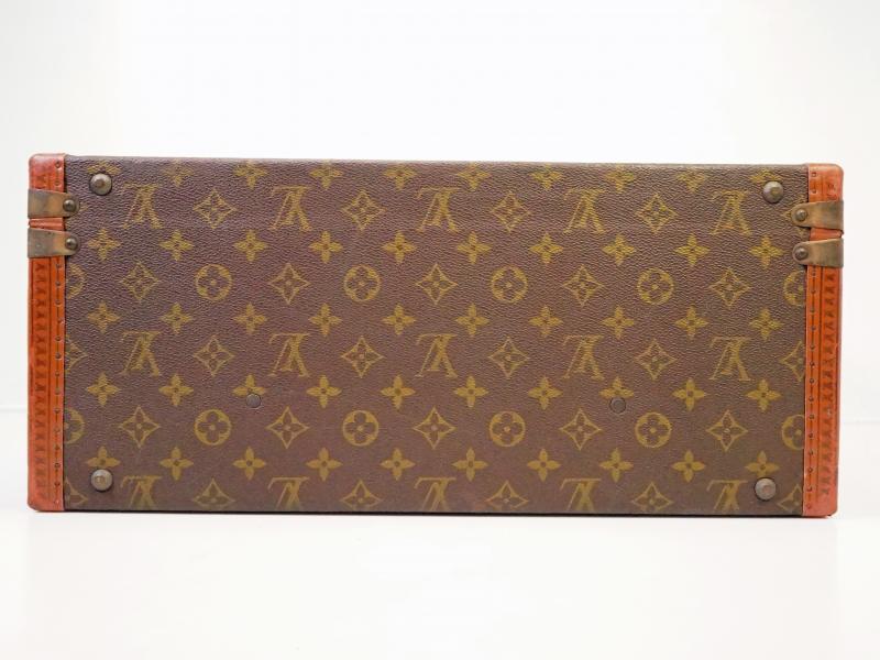 Authentic Pre-owned Louis Vuitton Monogram Special Ordered Bisten 45 Trunk Attache Case 210121  