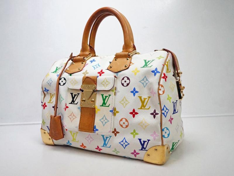 Authentic Pre-owned Louis Vuitton Monogram Multi Color Speedy 30 Duffle Hand Bag M92643 141250  